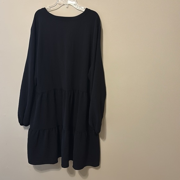 Nine West Classic Black Ruffle Dress - Picture 3 of 6